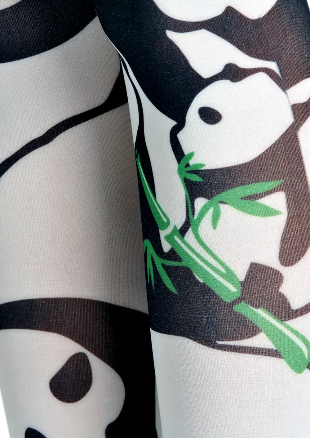 Viken Plan Fun art Print Tights Enjoyable Pantyhose/Tights [Panda Family]