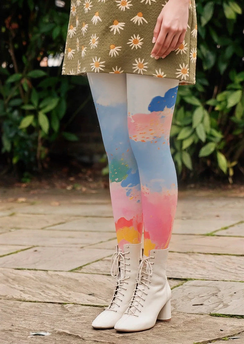 Viken Plan Chromatic Overflow Tights Hosiery Pantyhose