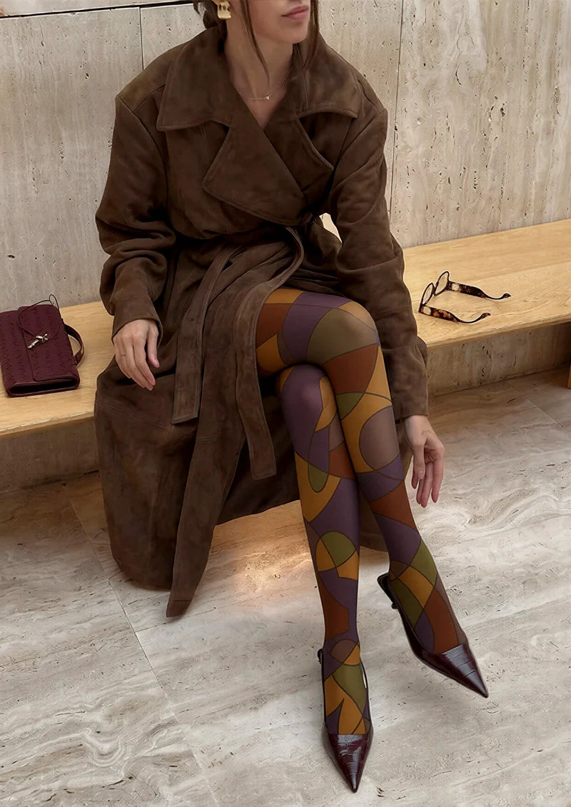 Viken Plan Emberground Tights Hosiery Pantyhose
