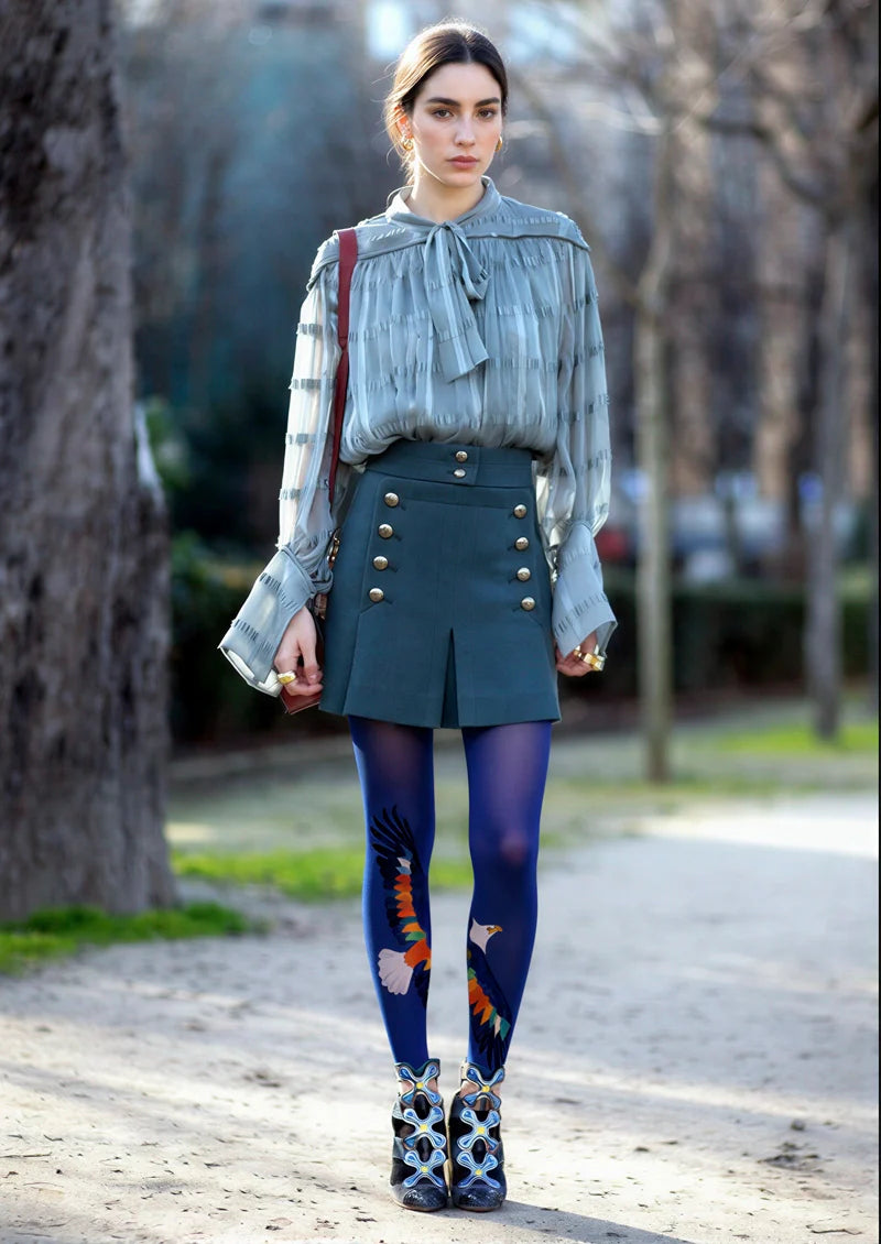 Viken Plan Rainbow Eagle Tights Hosiery Pantyhose