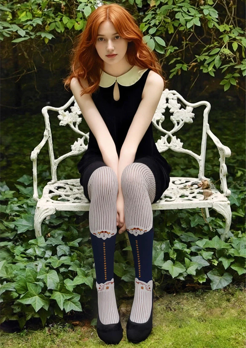 Viken Plan Lolita's Tale Tights Hosiery Pantyhose