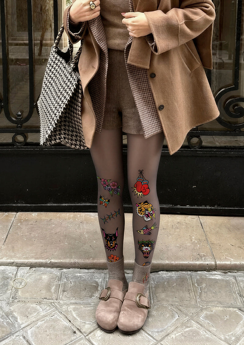 Viken Plan Beast Theater Tights Hosiery Pantyhose
