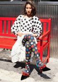 Viken Plan Colorful Polka Dots Tights Hosiery Pantyhose