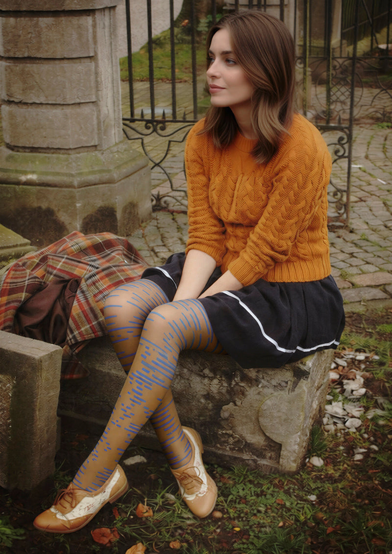 Viken Plan Ruler's Old Color Tights Hosiery Pantyhose