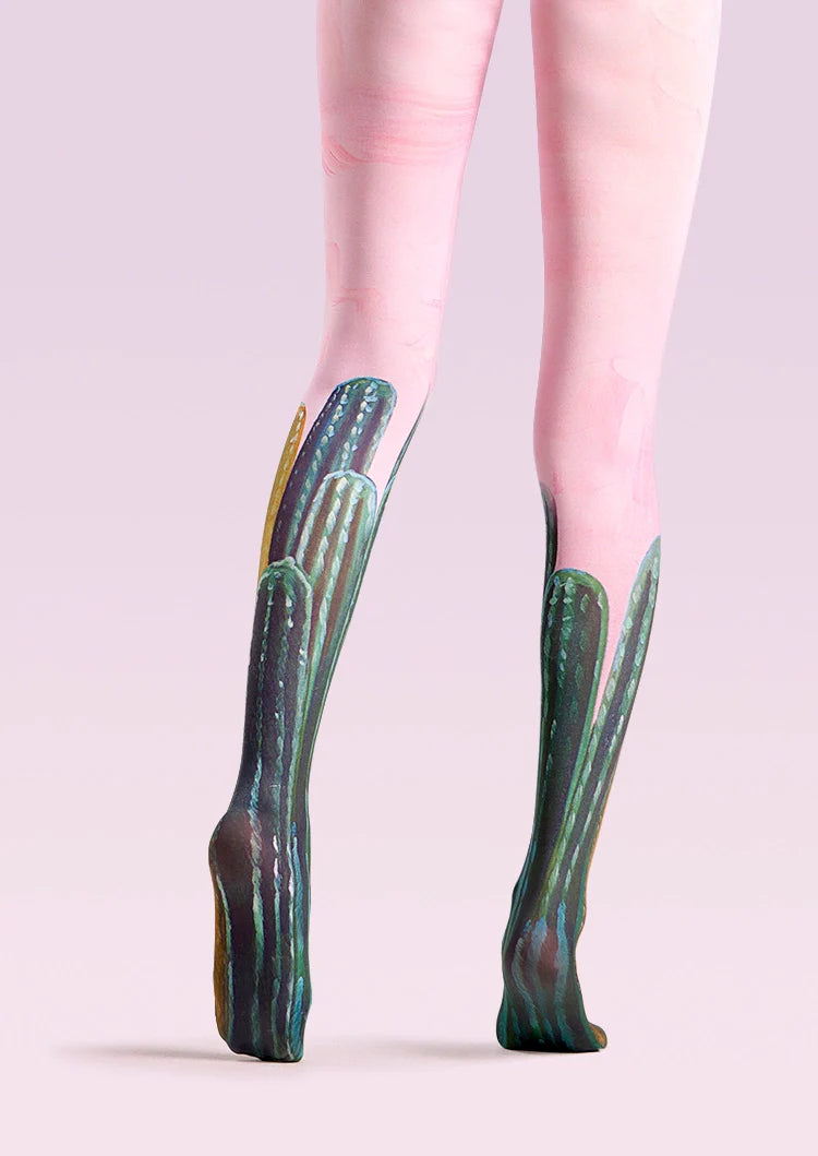 Viken Plan Forest art Print Personality Pantyhose/Tights [Cactus]