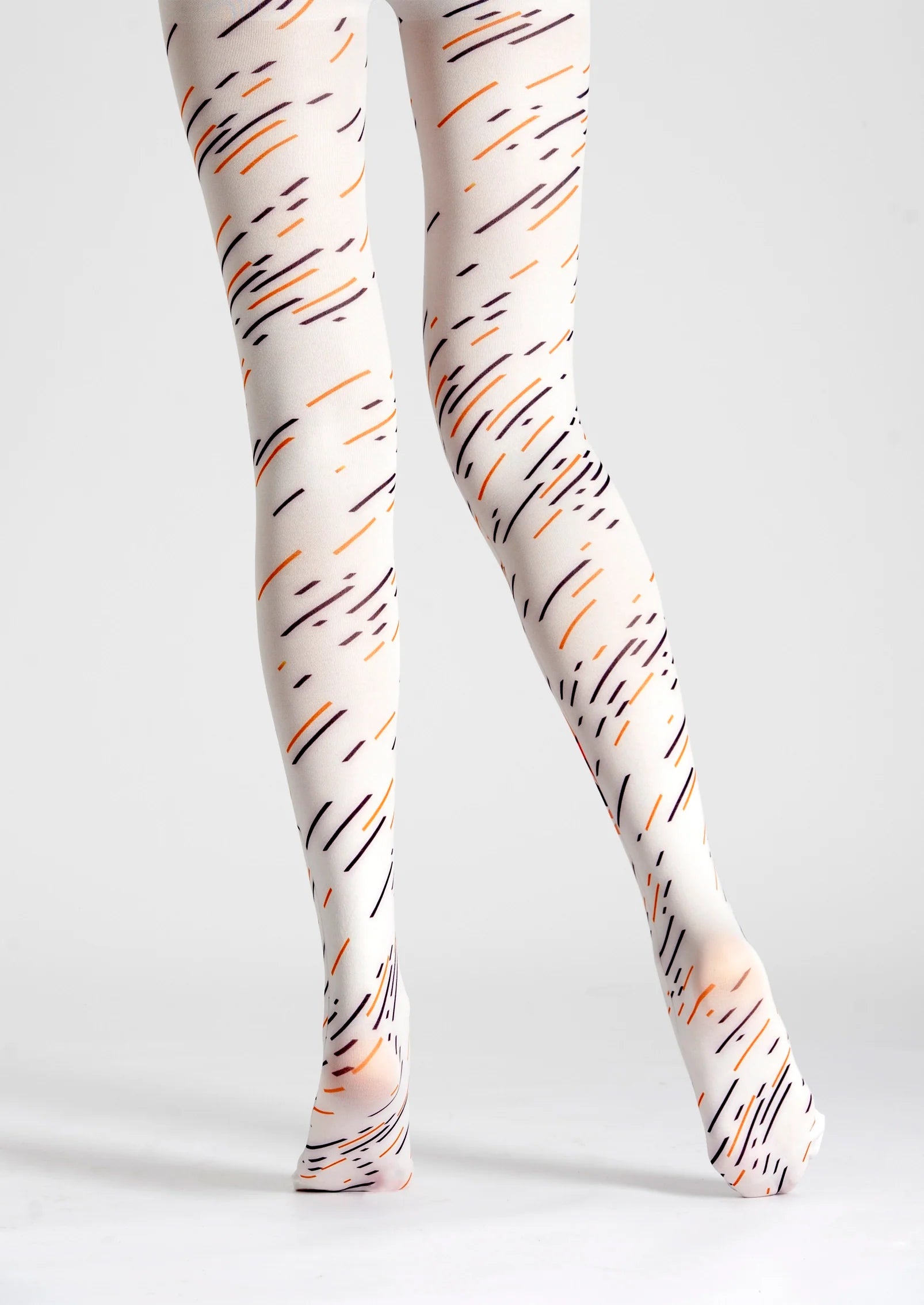 Viken Plan Fun art Print Tights Quirky Pantyhose/Tights [Crabs and prawns]