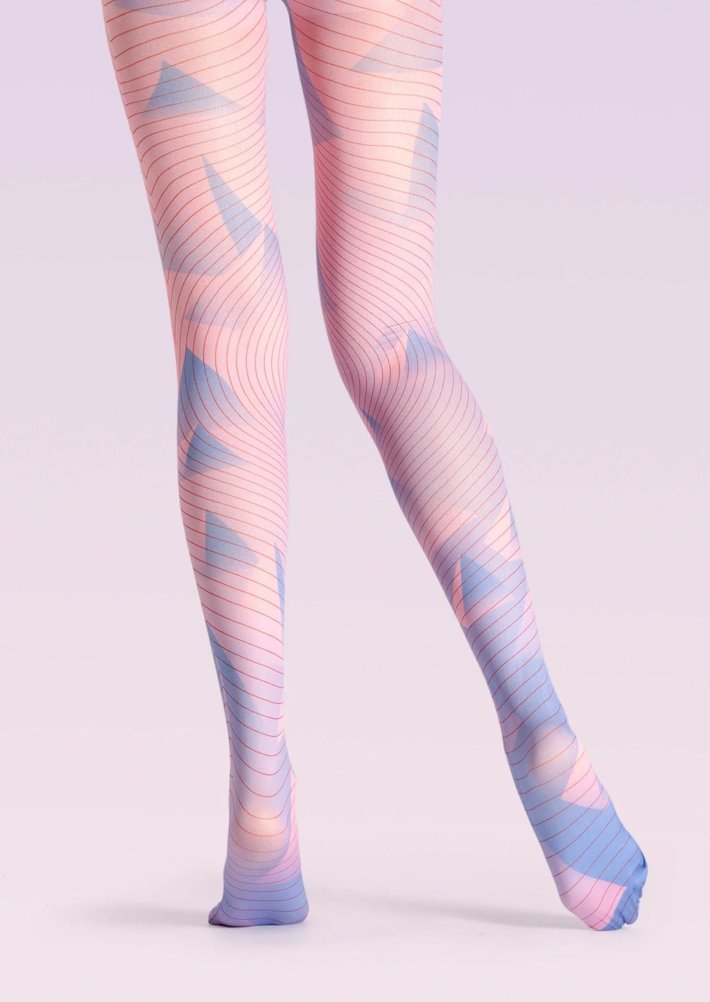 Viken Plan Color art Print Tights Chic Pantyhose/Tights [Temperament Hill]