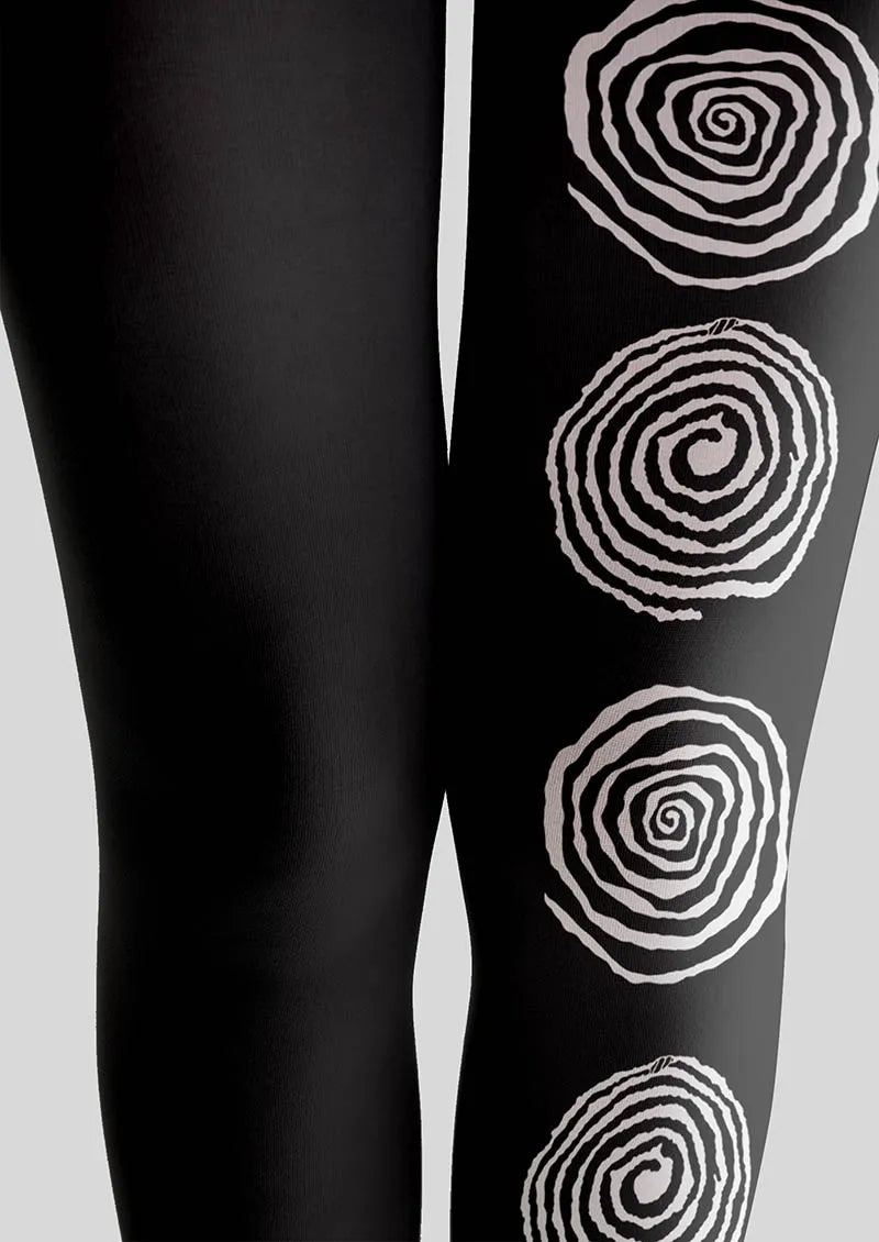 Viken Plan Fun Art Optic Geo Tights Hosiery Pantyhose