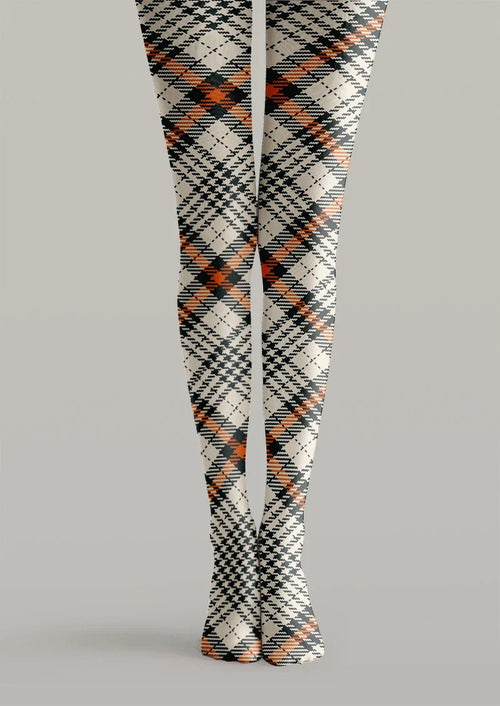 Viken Plan Autumn Argyle Tights Hosiery Pantyhose
