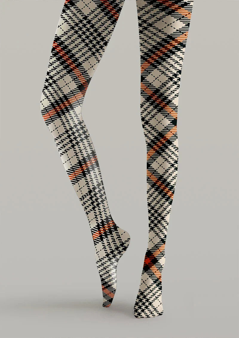 Viken Plan Autumn Argyle Tights Hosiery Pantyhose