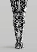 Viken Plan Baroque Geometric Shape Tights Hosiery Pantyhose