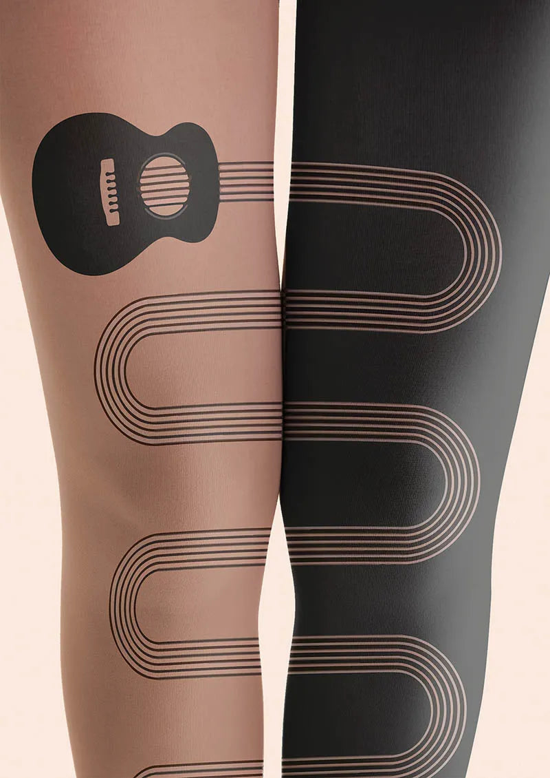 Viken Plan Musical elements Bass Resonance Tights Hosiery Pantyhose