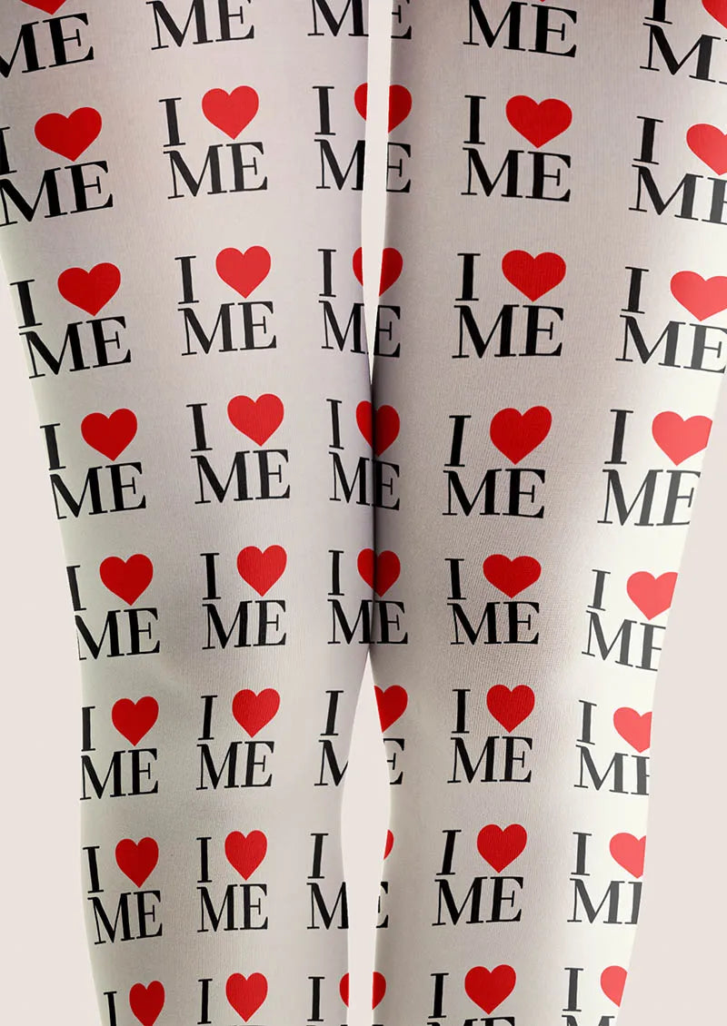 Viken Plan Valentine's Day Say Love Tights Hosiery Pantyhose