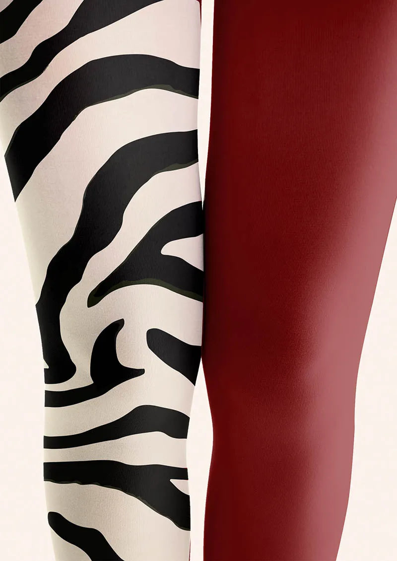 Viken Plan Scarlet Leopard Tights Hosiery Pantyhose