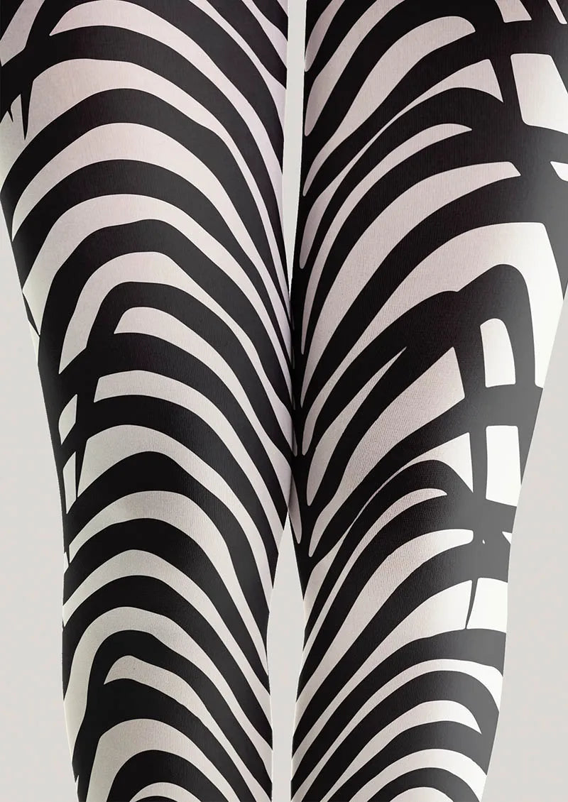 Viken Plan Floral pattern Feather Lines Tights Hosiery Pantyhose