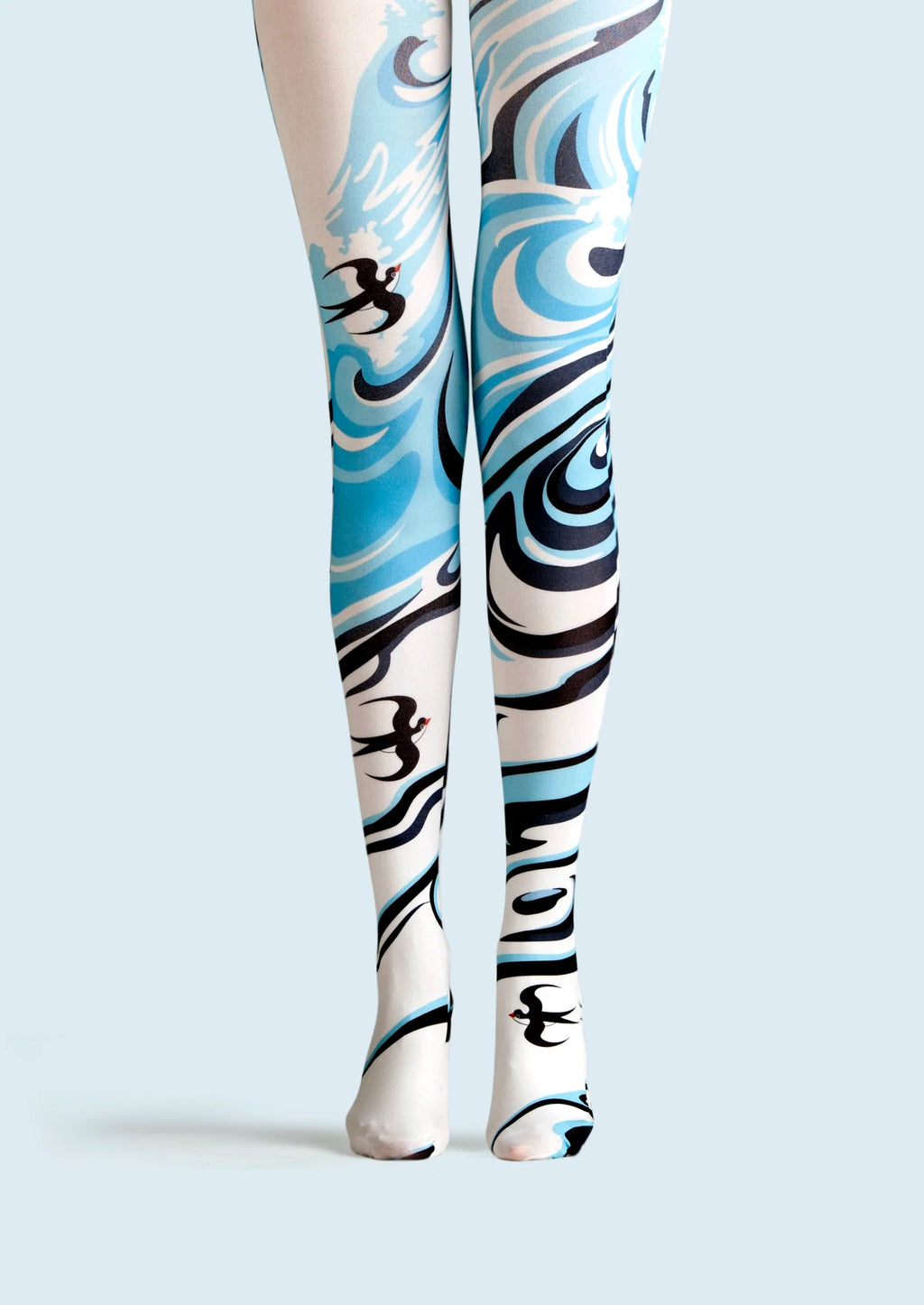 Viken Plan Art Print Tights Personality Pantyhose/Tights [SwallowStream]