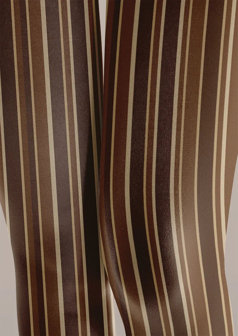Viken Plan Coffee Grain Tights Hosiery Pantyhose