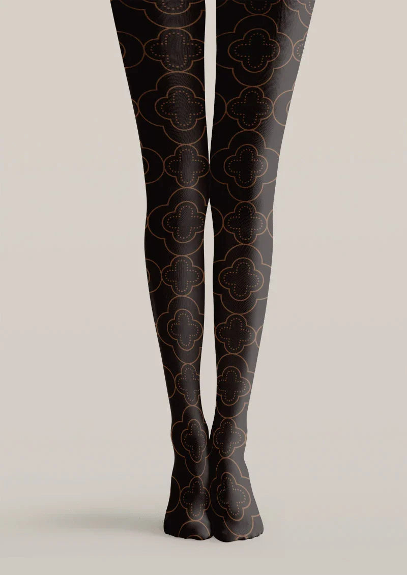 Viken Plan Golden Petal Tights Hosiery Pantyhose