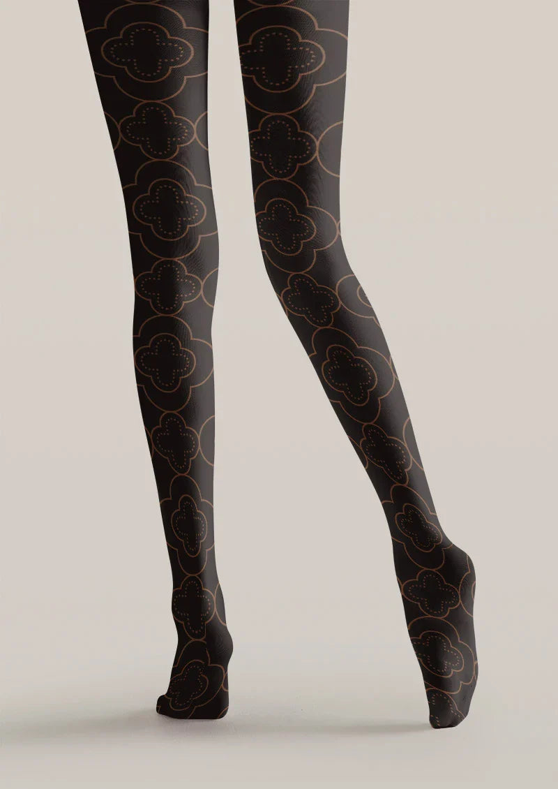 Viken Plan Golden Petal Tights Hosiery Pantyhose