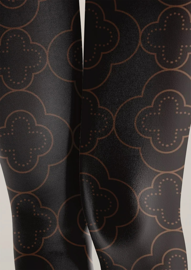 Viken Plan Golden Petal Tights Hosiery Pantyhose