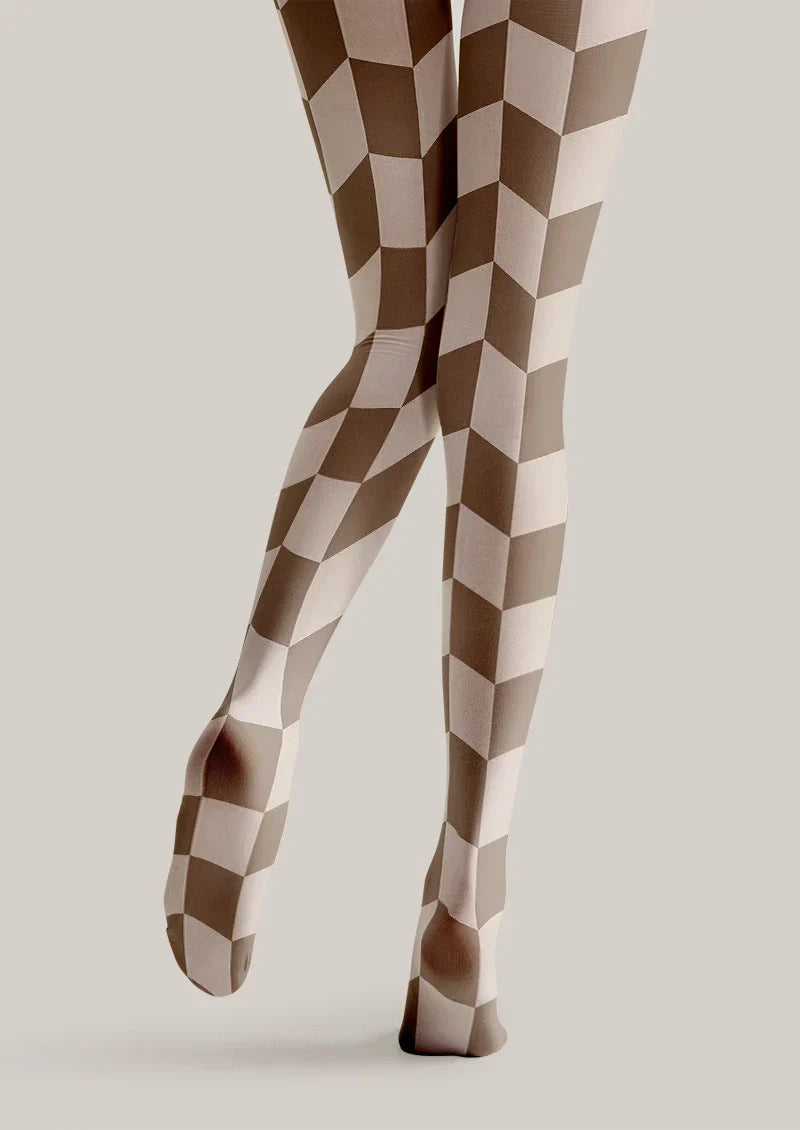 Viken Plan Cubecharm Tights Hosiery Pantyhose