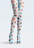 Viken Plan Fun art Print Tights Freshness Pantyhose/Tights [Sushi Sushi]