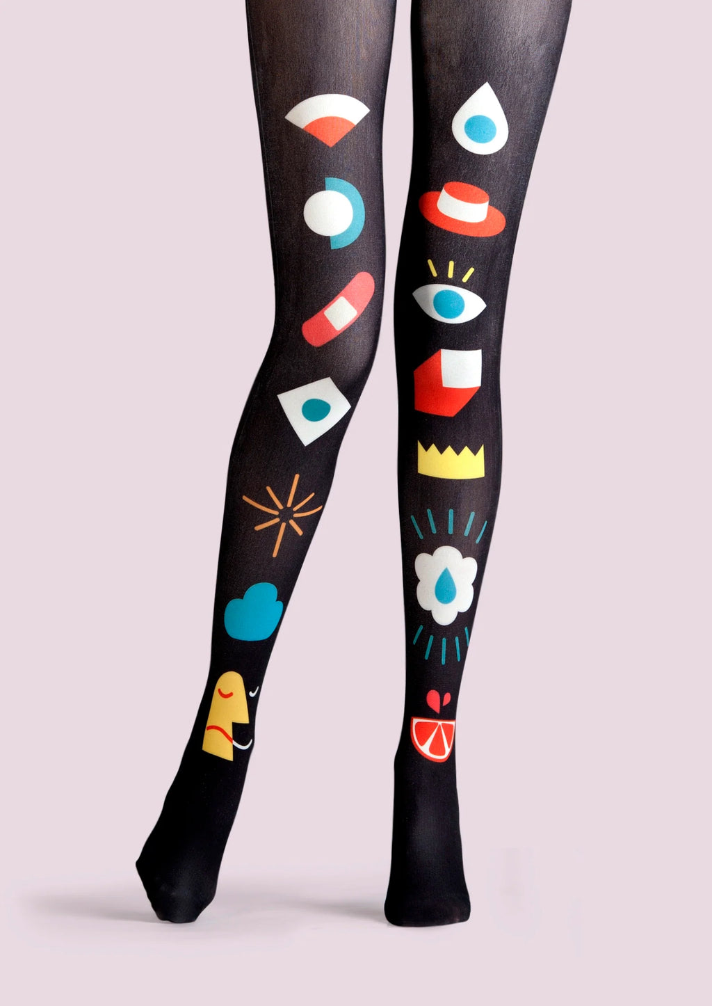 Viken Plan Fun art Print Tights Geometric figure Pantyhose/Tights [Interesting icons]