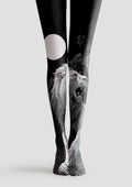 Viken Plan Lion Line engraving Tights Hosiery Pantyhose