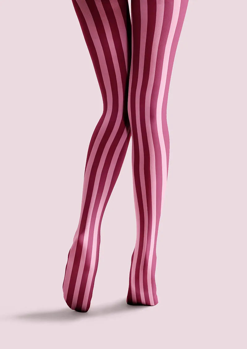 Viken Plan Pink Swirl Tights Hosiery Pantyhose