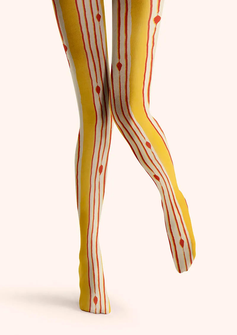 Viken Plan Sunline Stripes Tights Hosiery Pantyhose