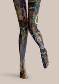 Viken Plan Musical elements Electro Circuit Tights Hosiery Pantyhose