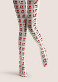 Viken Plan Valentine's Day Say Love Tights Hosiery Pantyhose