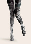 Viken Plan Musical elements Dark Rhythm Tights Hosiery Pantyhose