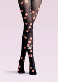 Viken Plan Cherry Blossoms Print Tights Hosiery Pantyhose