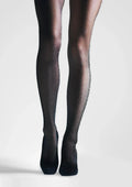 Viken Plan Glitter Sheer Tights Night Glam Tights Hosiery Pantyhose