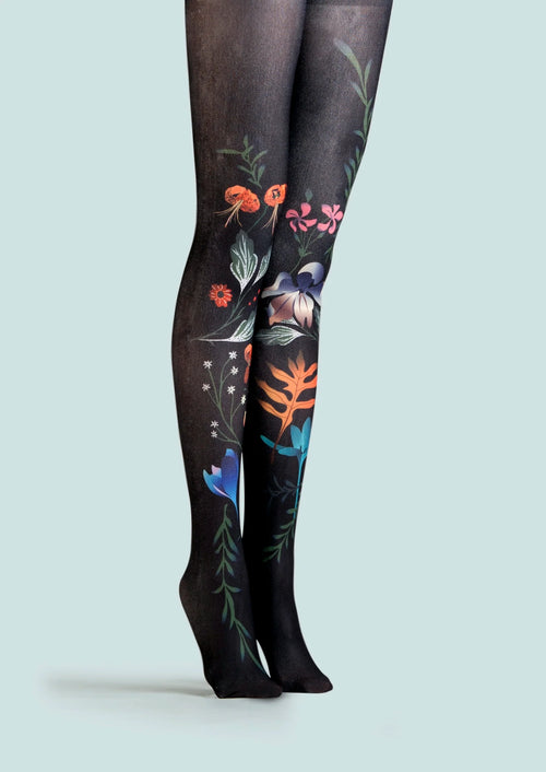 Viken Plan Among the Bloom Tights Hosiery Pantyhose