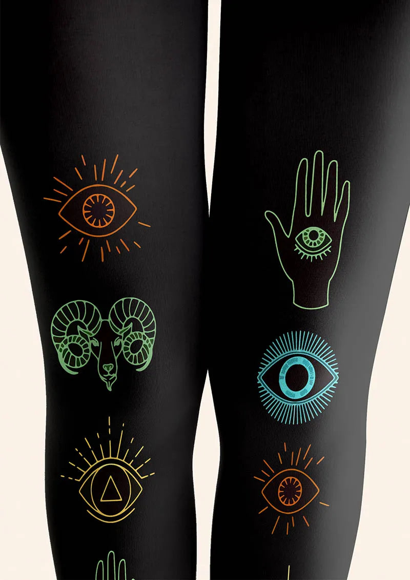 Viken Plan Bohemia Mystic Hand Tights Hosiery Pantyhose