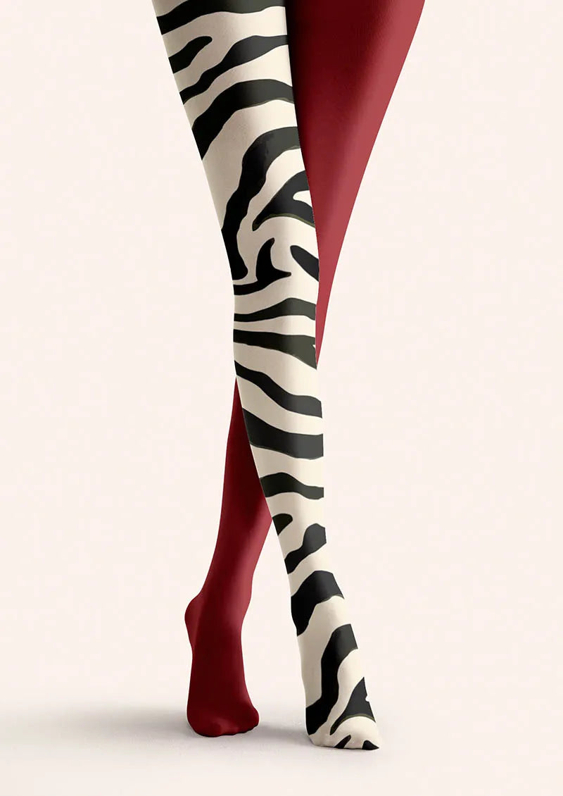 Viken Plan Scarlet Leopard Tights Hosiery Pantyhose
