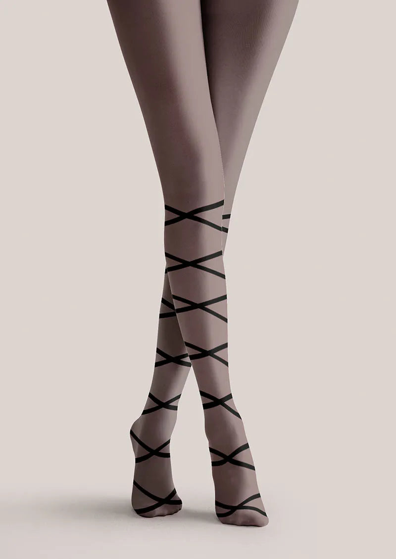 Viken Plan Cross Allure Tights Hosiery Pantyhose