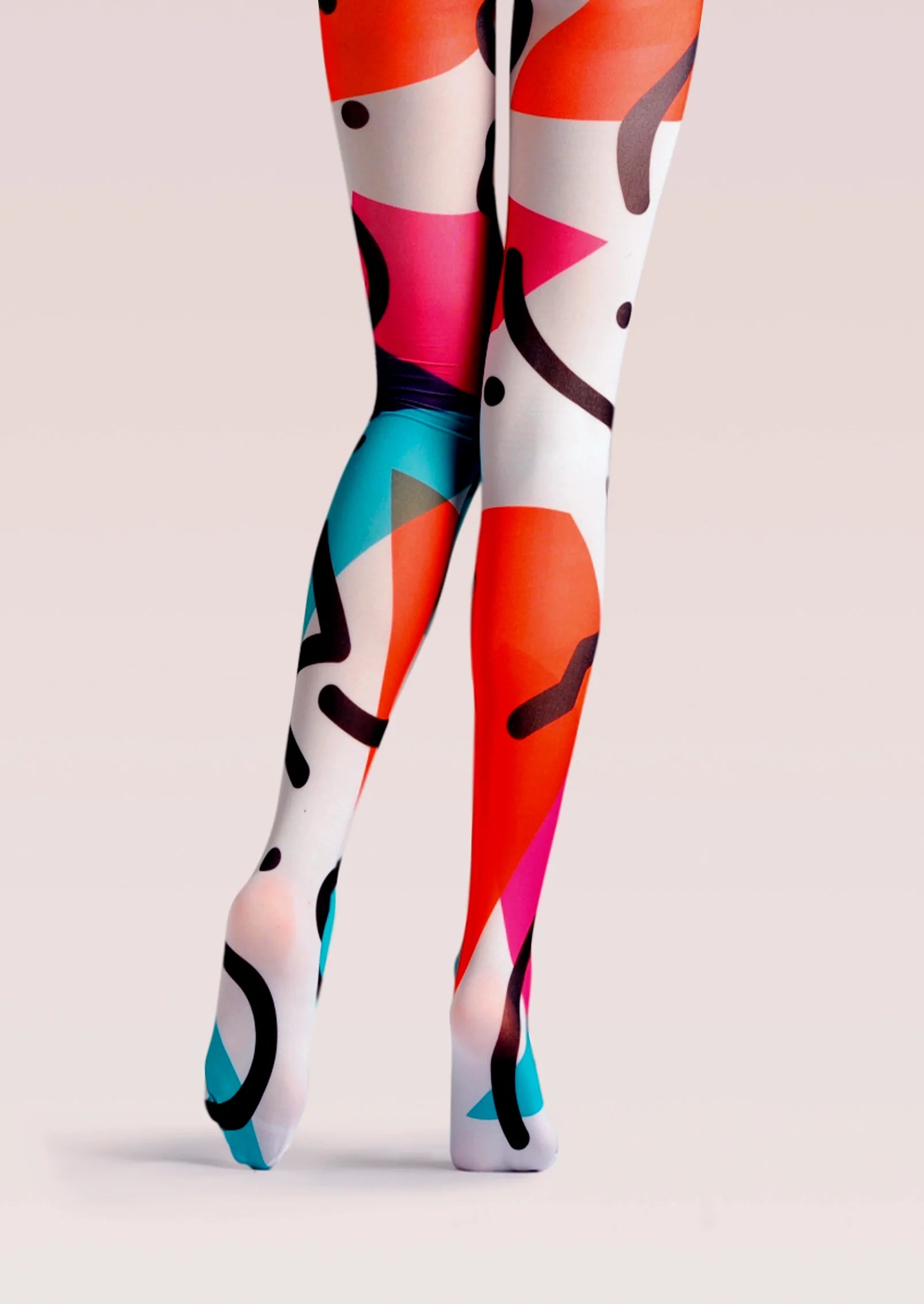 Viken Plan Bouncy Fun Circle Tights Hosiery Pantyhose