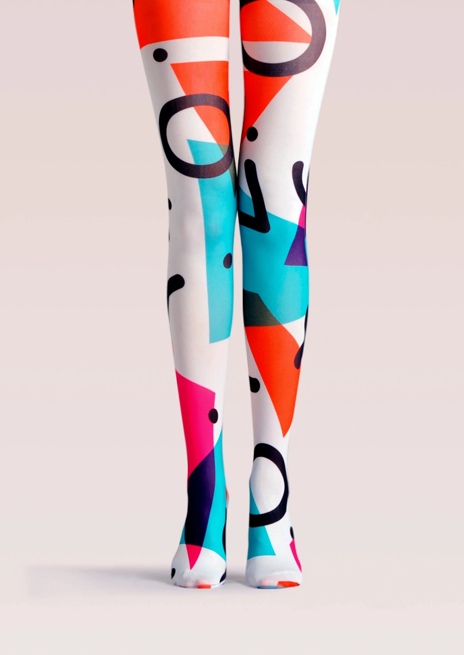 Viken Plan Bouncy Fun Circle Tights Hosiery Pantyhose