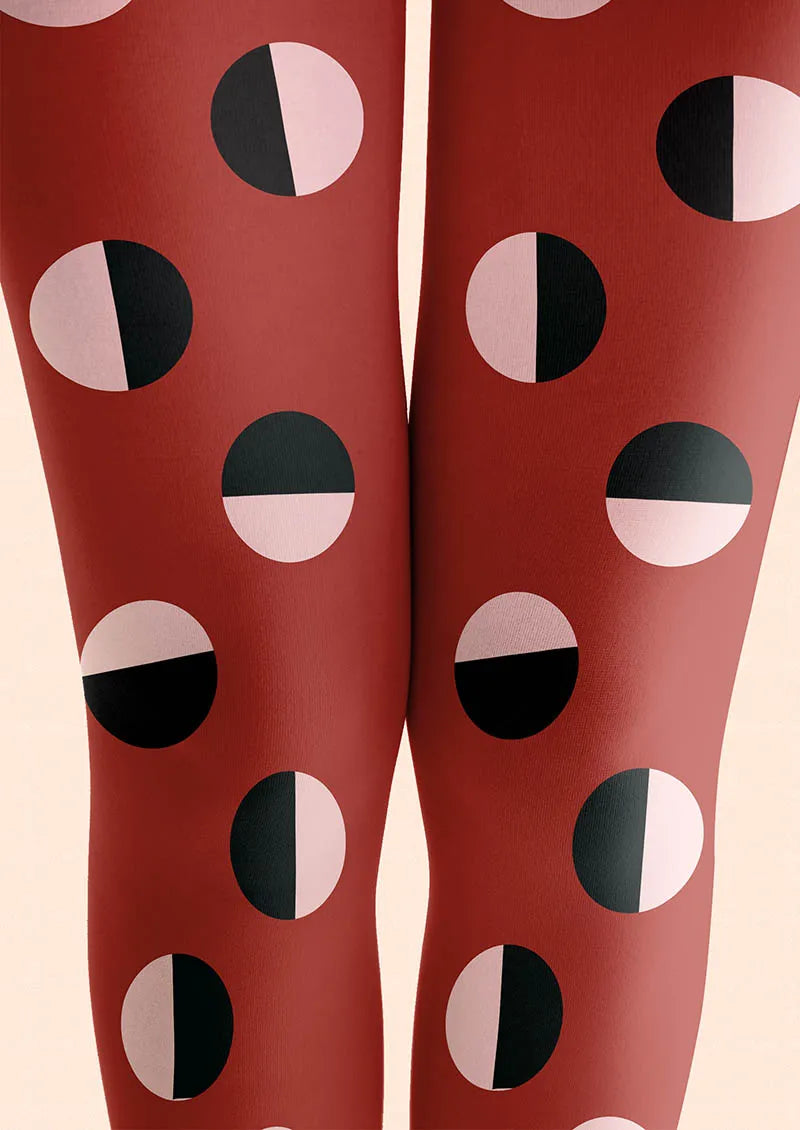 Viken Plan Rhythm Dots Tights Hosiery Pantyhose