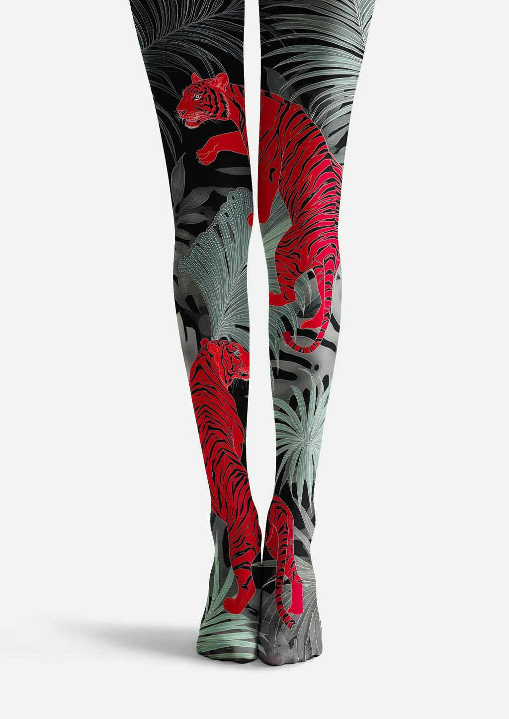 Viken Plan Art Print Tights Personality Pantyhose/Tights [Tiger Grove]