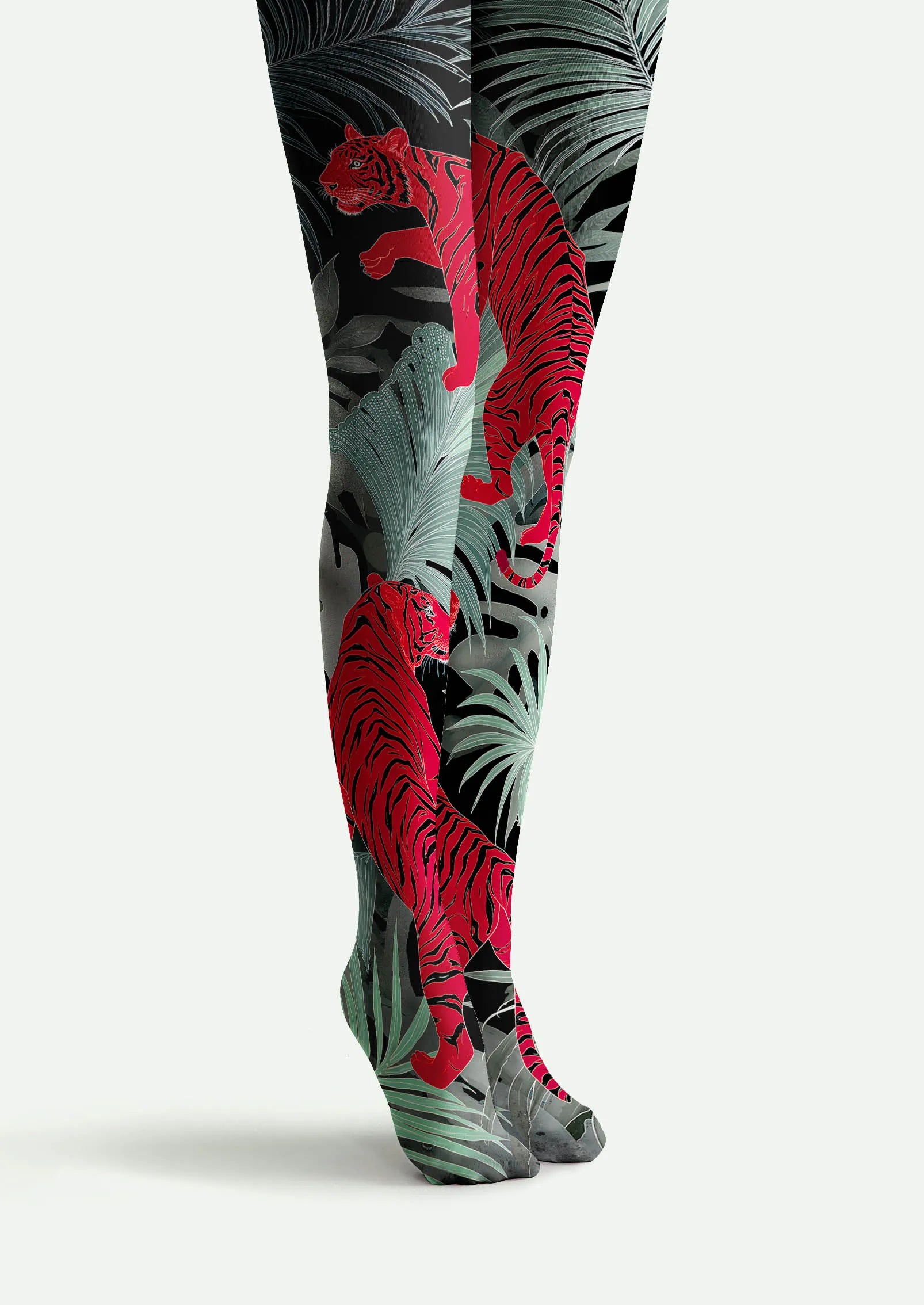 Viken Plan Art Print Tights Personality Pantyhose/Tights [Tiger Grove]