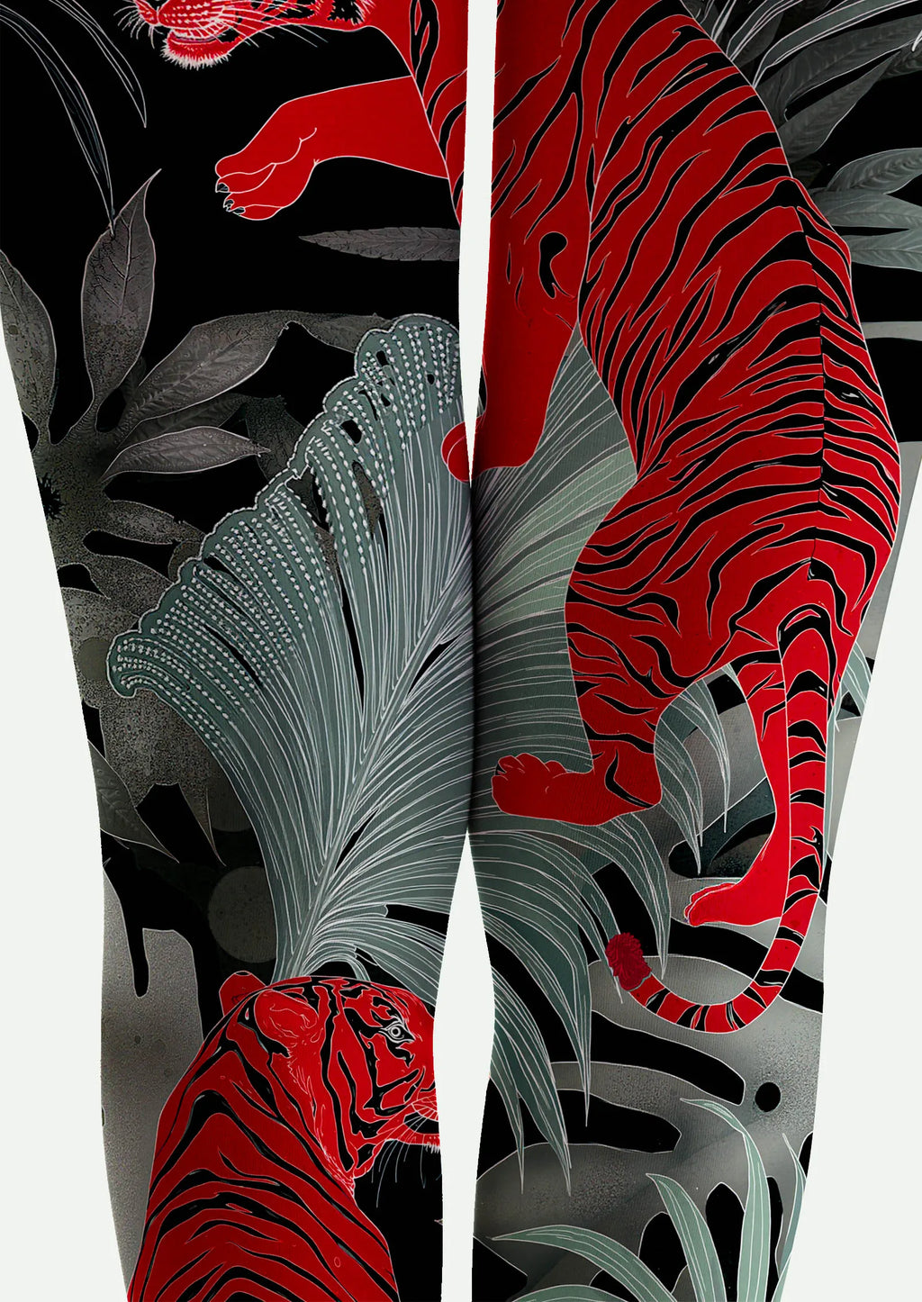 Viken Plan Art Print Tights Personality Pantyhose/Tights [Tiger Grove]