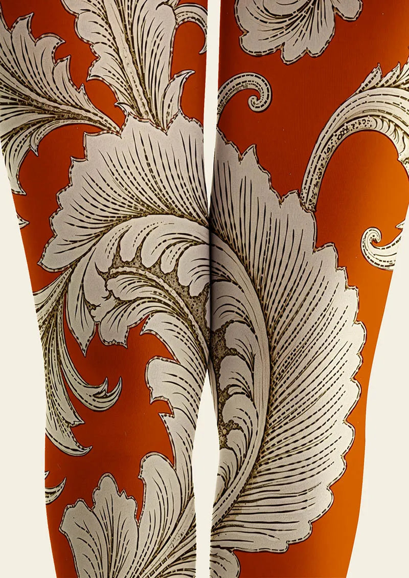 Viken Plan Baroque Flame Tights Hosiery Pantyhose