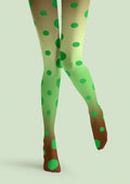 Viken Plan Pop Art Print Tights Reverie Color Pantyhose/Tights [Green Pop]