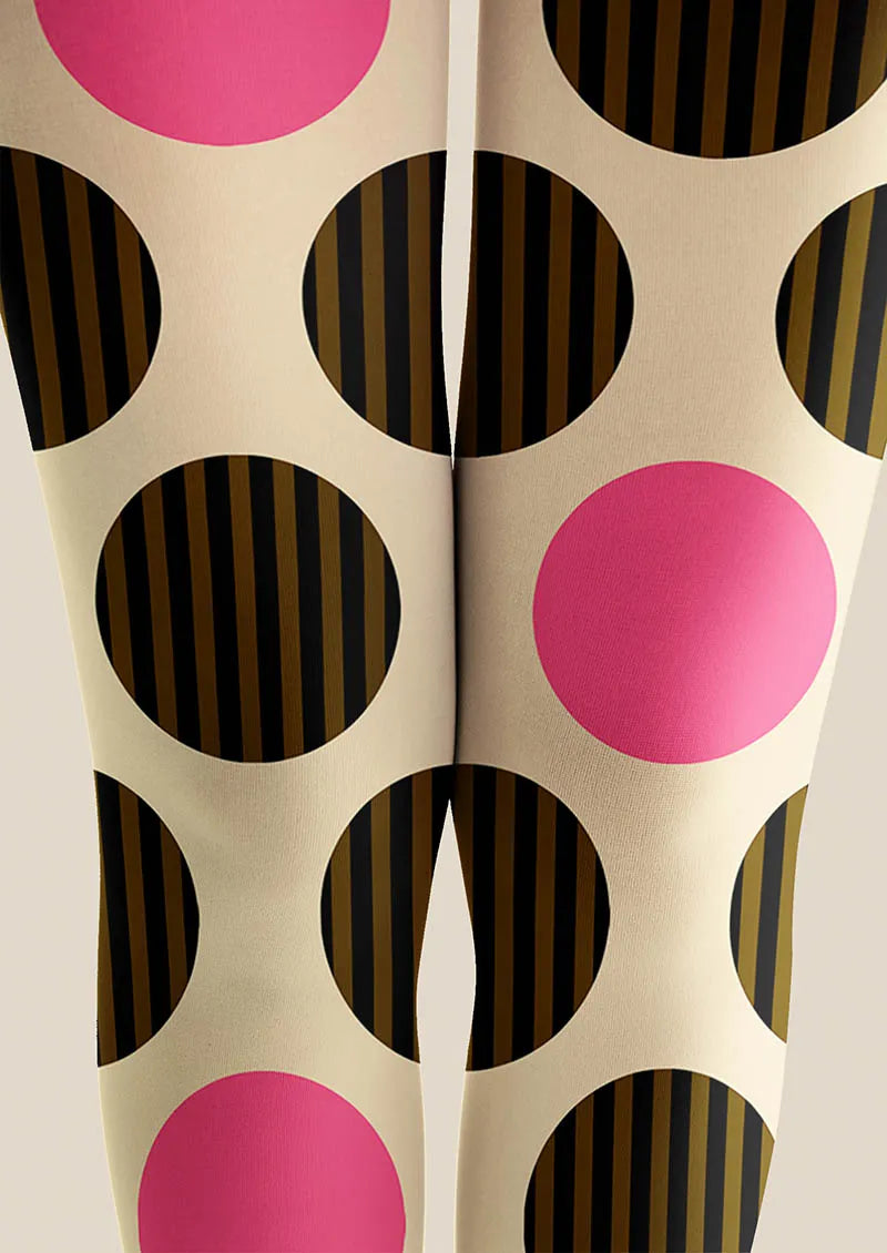 Viken Plan Candy Dots Tights Hosiery Pantyhose