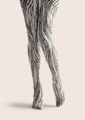 Viken Plan Animal Print Tights Geometric Tights/Tights [Urban Zebra]
