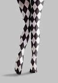 Viken Plan BW Argyle Tights Hosiery Pantyhose